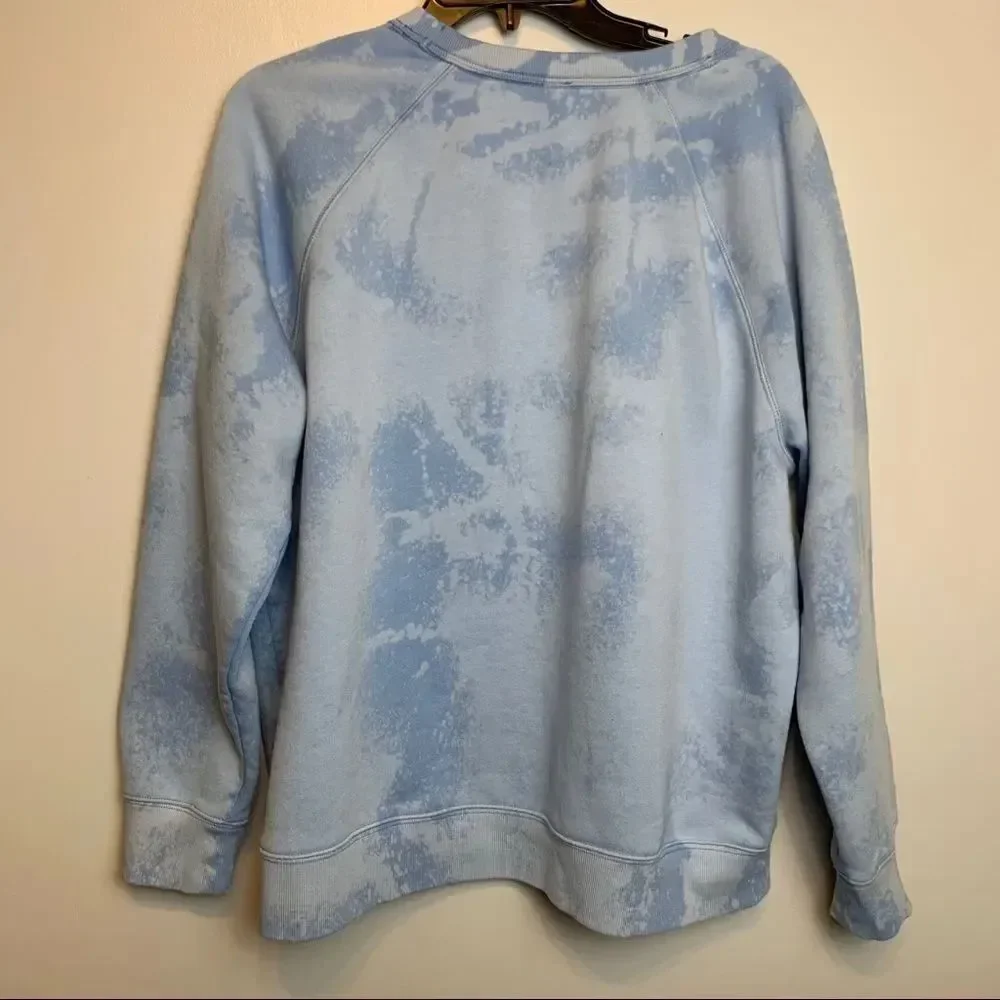 Old Navy Pullover Sweater Blue FUN Tie Dye size XL